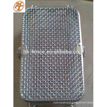 stainless steel high temperature cleaning mesh basket